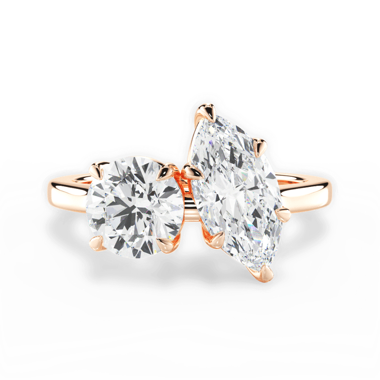 14kt Rose Gold/18kt Rose Gold/marquise/top sku 1RZ1003BMQ