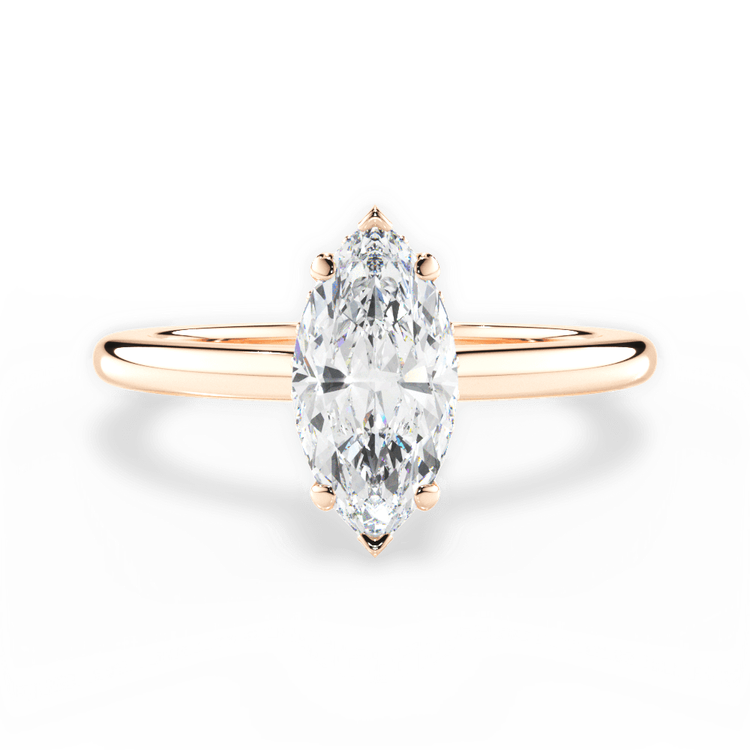 14kt Rose Gold/18kt Rose Gold/marquise/top sku 1MZ1341