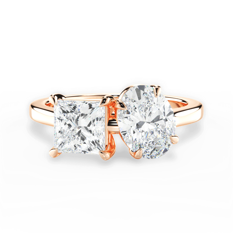 14kt Rose Gold/18kt Rose Gold/oval/top sku 1PCZ1004BLDOV