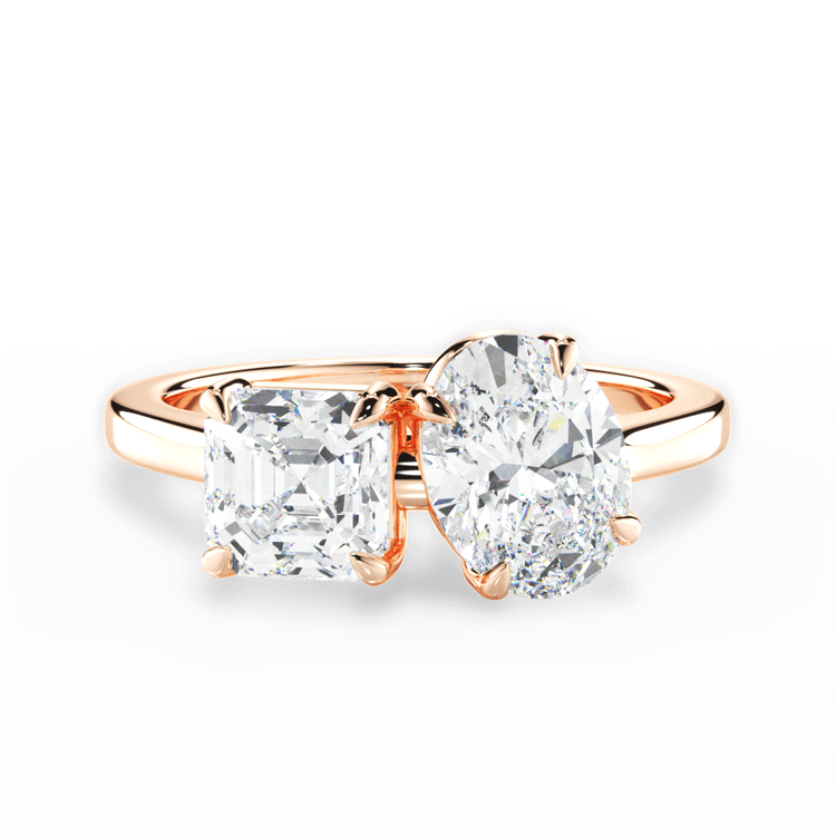 14kt Rose Gold/18kt Rose Gold/oval/top sku 1ASZ1001CLDOV