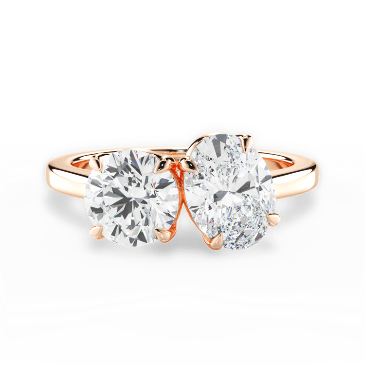 14kt Rose Gold/18kt Rose Gold/oval/top sku 1RZ1003CLDOV