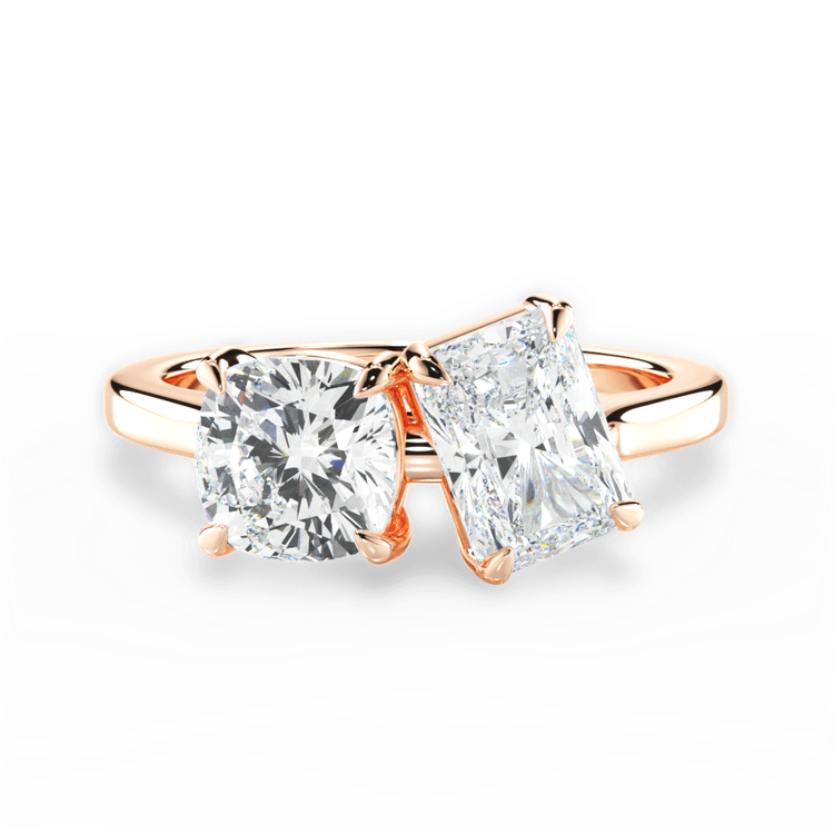 14kt Rose Gold/18kt Rose Gold/radiant/top sku 1CUZ1002CLDRA