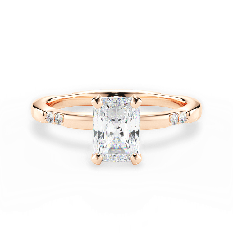 14kt Rose Gold/18kt Rose Gold/radiant/top sku 1RAZ1399