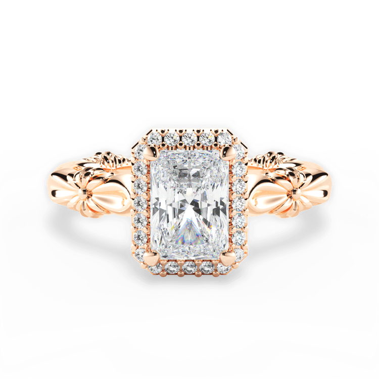 14kt Rose Gold/18kt Rose Gold/radiant/top sku 1RAZ4723