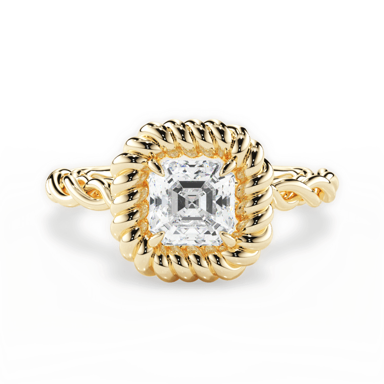 14kt Yellow Gold/18kt Yellow Gold/asscher/top sku 1ASZ4766