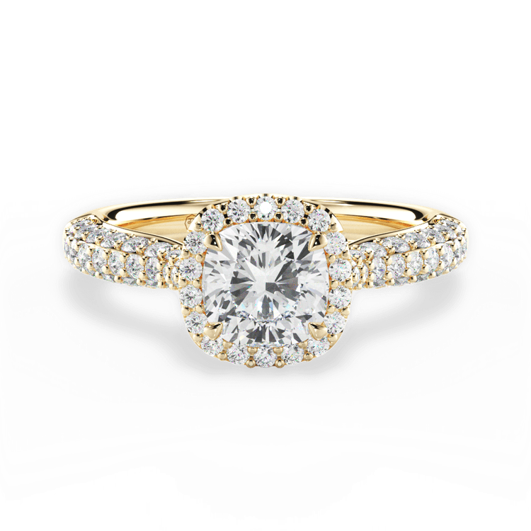 14kt Yellow Gold/18kt Yellow Gold/cushion/top sku 1CUZ1349
