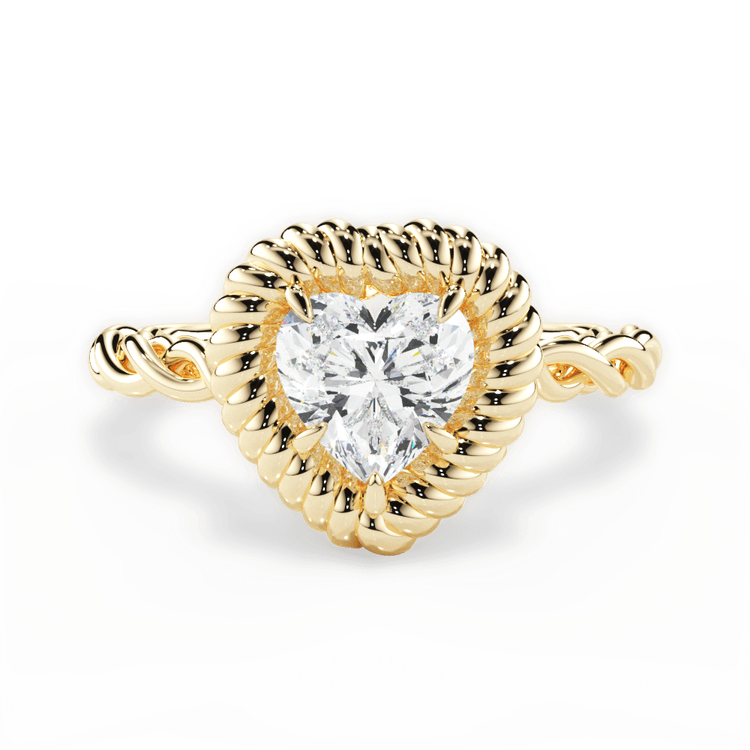 14kt Yellow Gold/18kt Yellow Gold/heart/top sku 1HZ4766