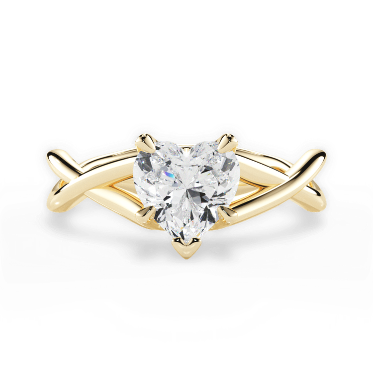 14kt Yellow Gold/18kt Yellow Gold/heart/top sku 1HZ4706