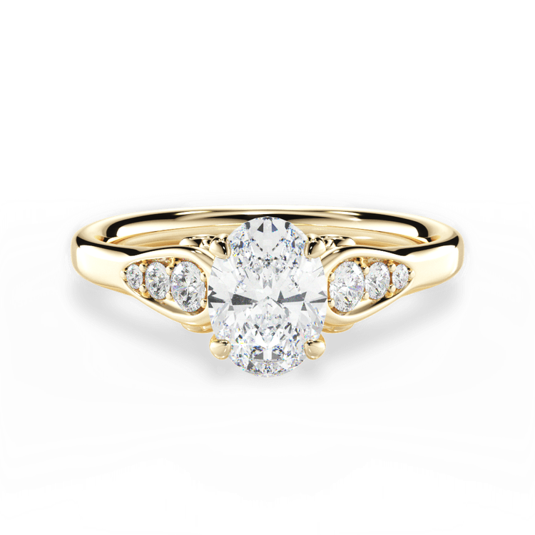 14kt Yellow Gold/18kt Yellow Gold/oval/top sku 1OZ4757