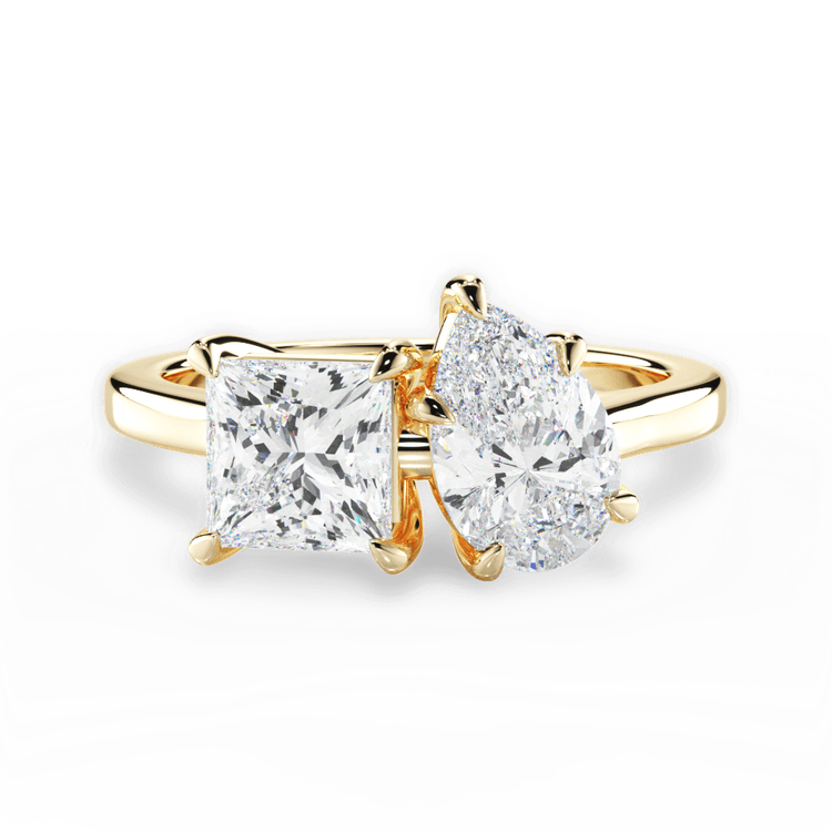 14kt Yellow Gold/18kt Yellow Gold/pear/top sku 1PCZ1004CPE