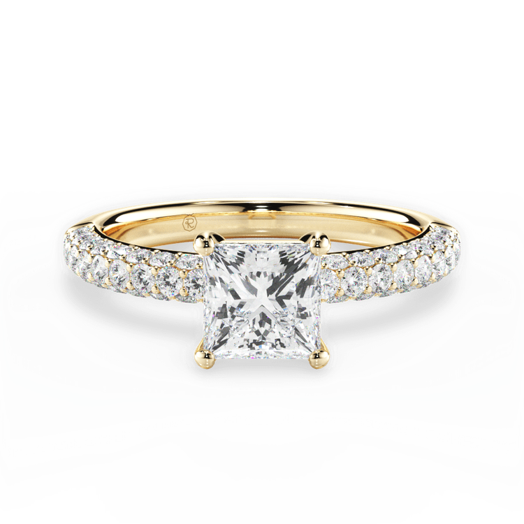 14kt Yellow Gold/18kt Yellow Gold/princess/top sku 1PCZ1340