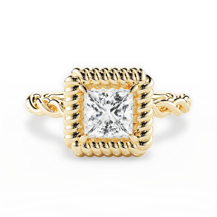 14kt Yellow Gold/18kt Yellow Gold/princess/top sku 1PCZ4766