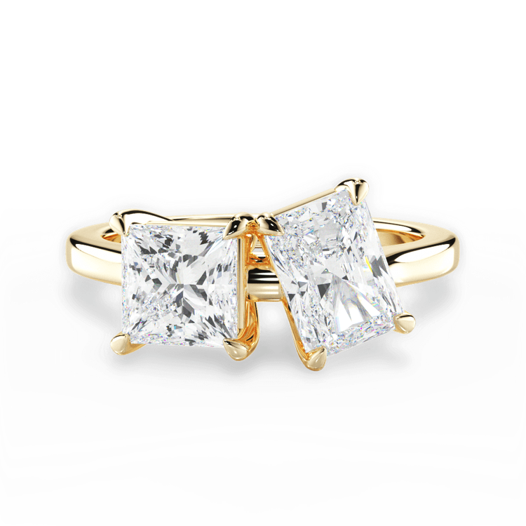 14kt Yellow Gold/18kt Yellow Gold/radiant/top sku 1PCZ1004CLDRA