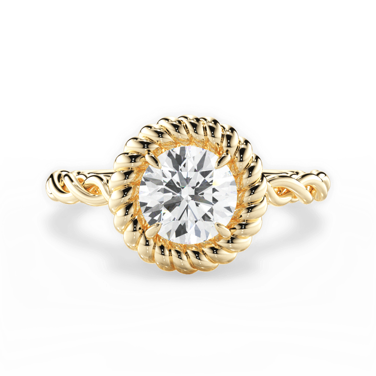 14kt Yellow Gold/18kt Yellow Gold/round/top sku 1RZ4766