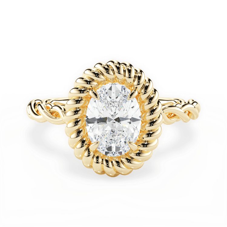 14kt Yellow Gold/18kt Yellow Gold/oval/top sku 1OZ4766