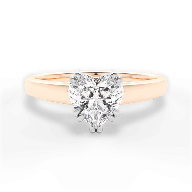 14kt Rose Gold/18kt Rose Gold/heart/top sku 1HZ7232
