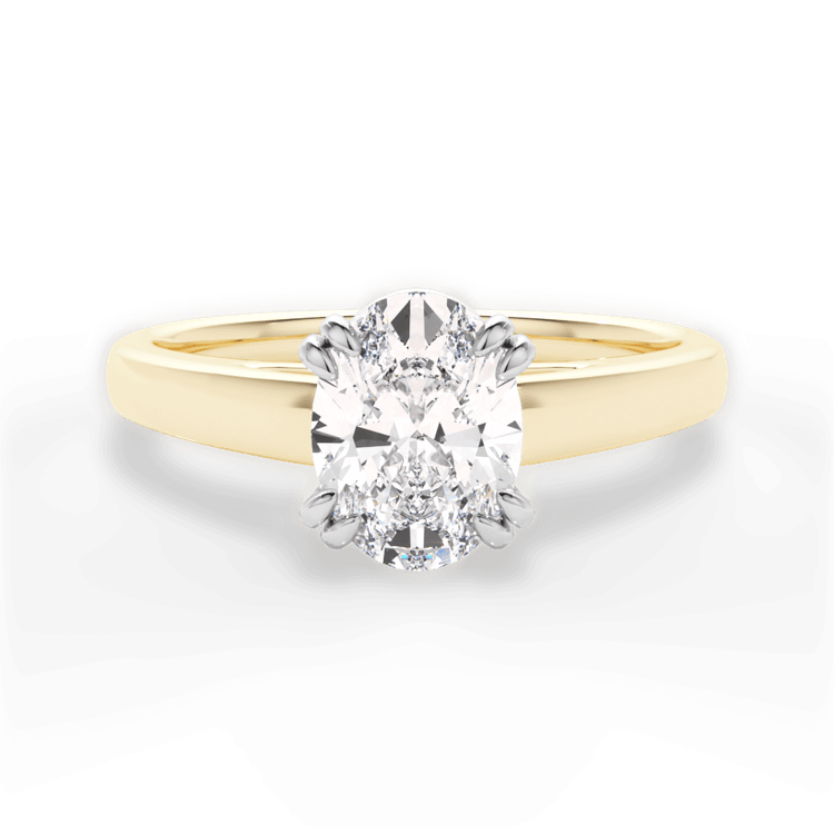 14kt Yellow Gold/18kt Yellow Gold/oval/top sku 1OZ7232
