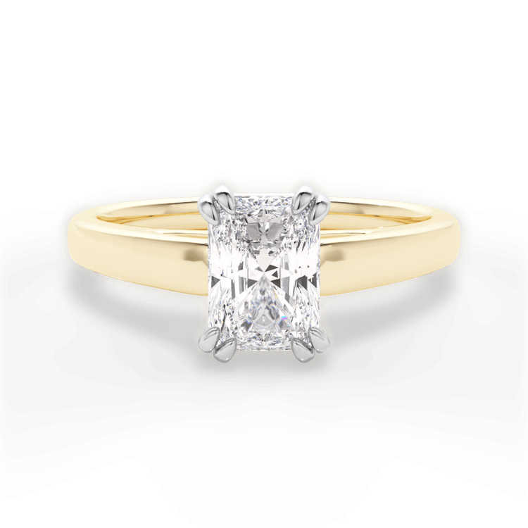 14kt Yellow Gold/18kt Yellow Gold/radiant/top sku 1RAZ7232