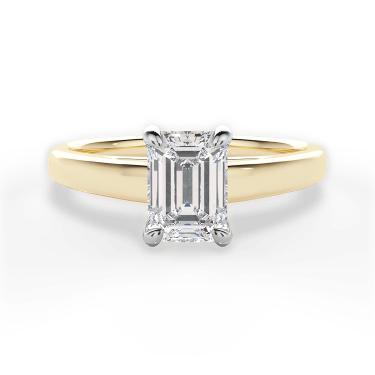 14kt Yellow Gold/18kt Yellow Gold/emerald/top sku 1ECZ7234