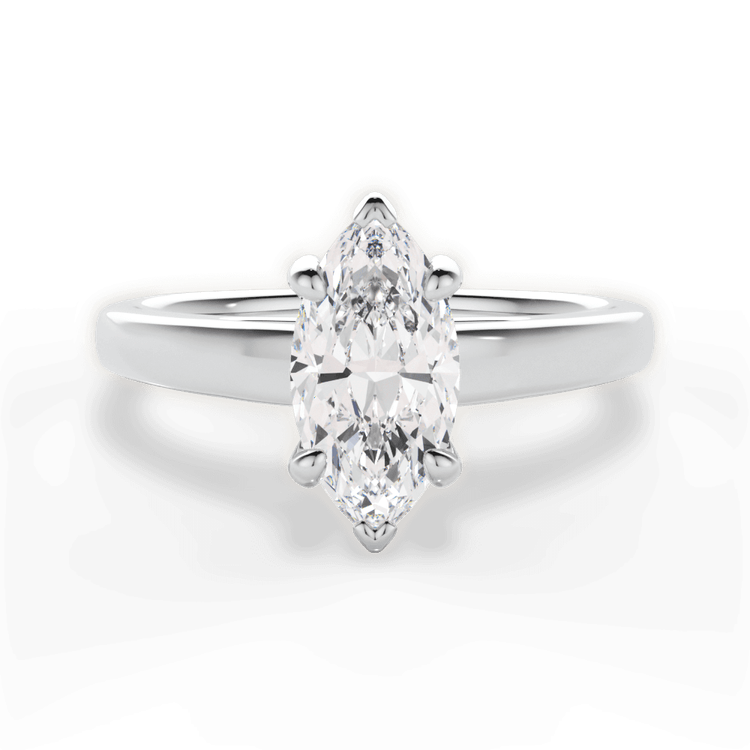 14kt White Gold/18kt White Gold/Platinum/marquise/top sku 1MZ7234