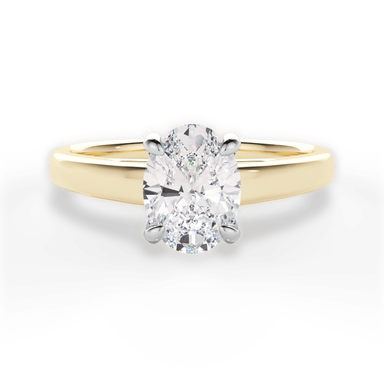 14kt Yellow Gold/18kt Yellow Gold/oval/top sku 1OZ7234