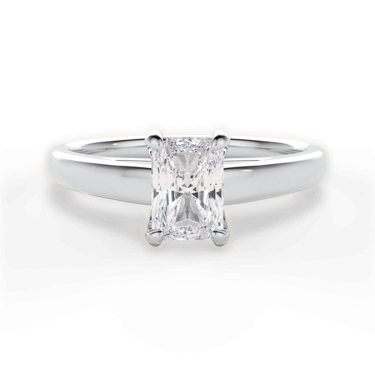 14kt White Gold/18kt White Gold/Platinum/radiant/top sku 1RAZ7234