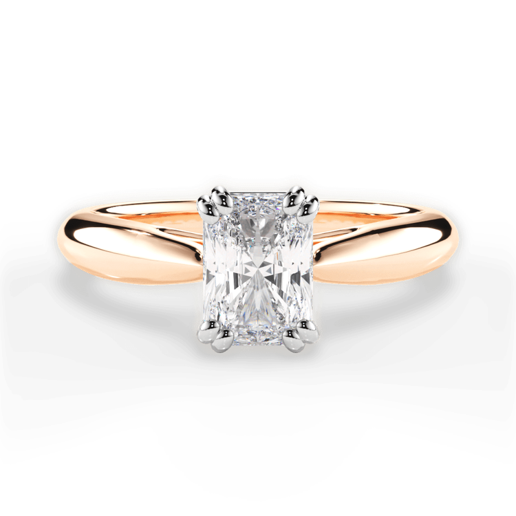 14kt Rose Gold/18kt Rose Gold/radiant/top sku 1RAZ7242