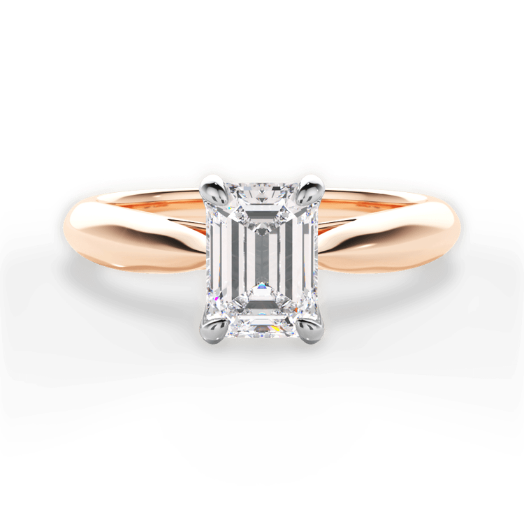 14kt Rose Gold/18kt Rose Gold/emerald/top sku 1ECZ7244