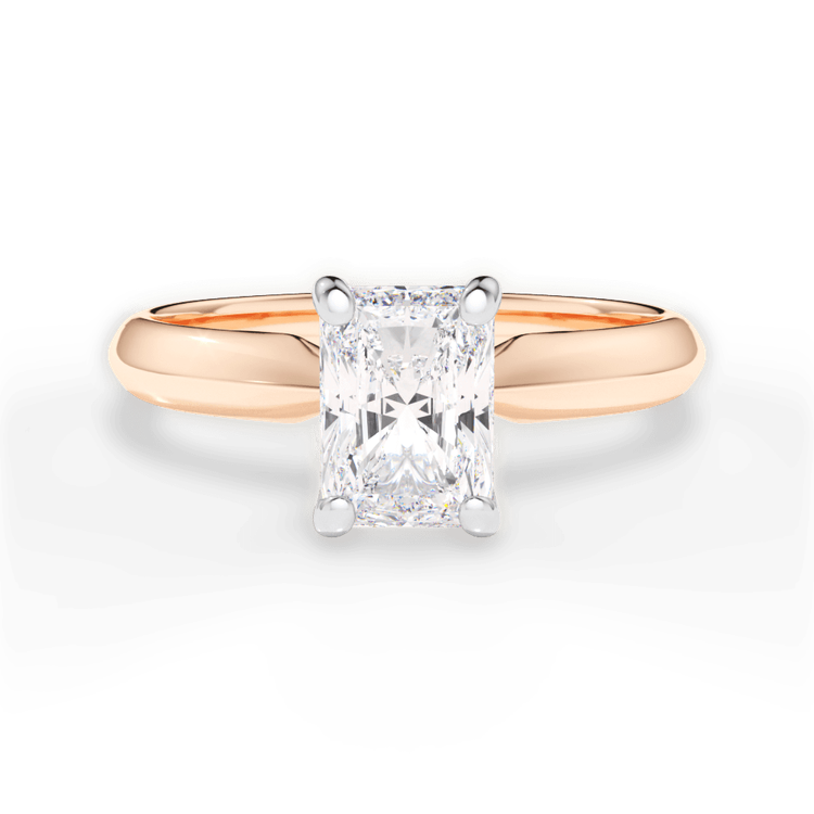 14kt Rose Gold/18kt Rose Gold/radiant/top sku 1RAZ7261