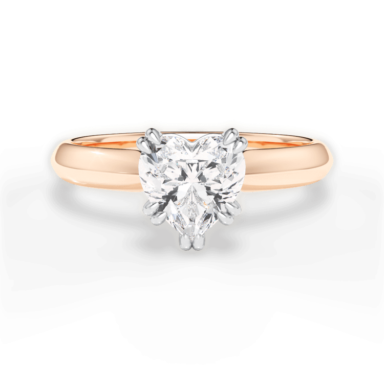 14kt Rose Gold/18kt Rose Gold/heart/top sku 1HZ7262