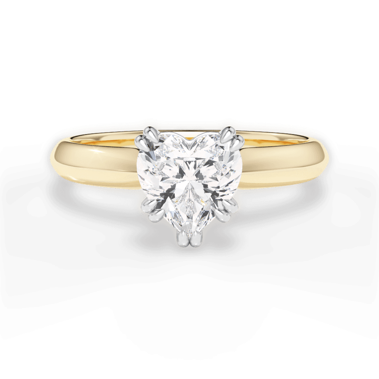 14kt Yellow Gold/18kt Yellow Gold/heart/top sku 1HZ7262