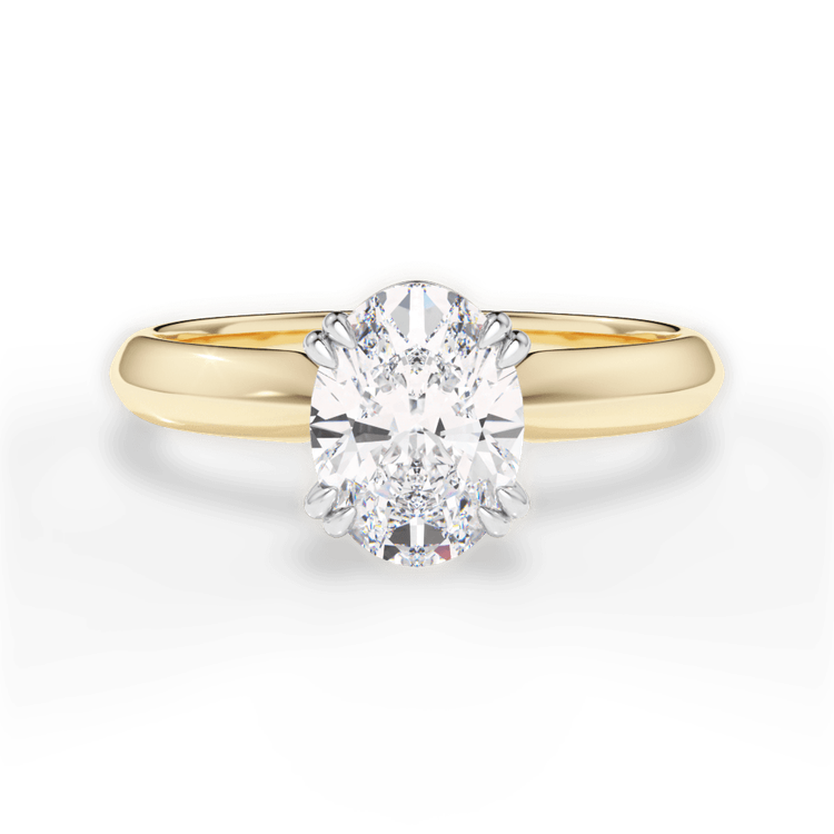 14kt Yellow Gold/18kt Yellow Gold/oval/top sku 1OZ7262