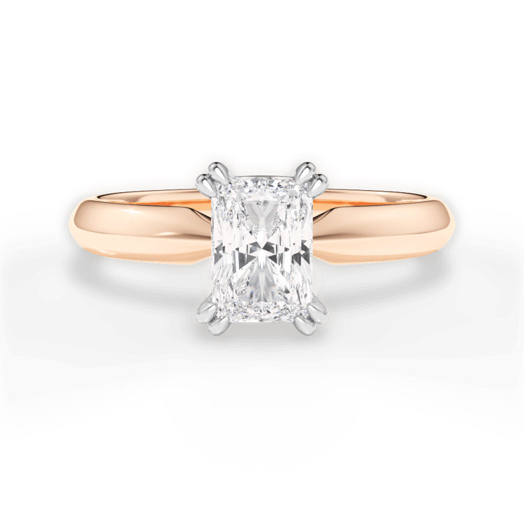 14kt Rose Gold/18kt Rose Gold/radiant/top sku 1RAZ7262