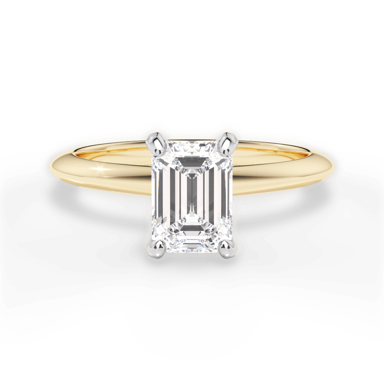 14kt Yellow Gold/18kt Yellow Gold/emerald/top sku 1ECZ7286