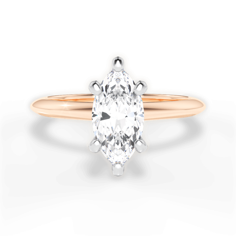 14kt Rose Gold/18kt Rose Gold/marquise/top sku 1MZ7286