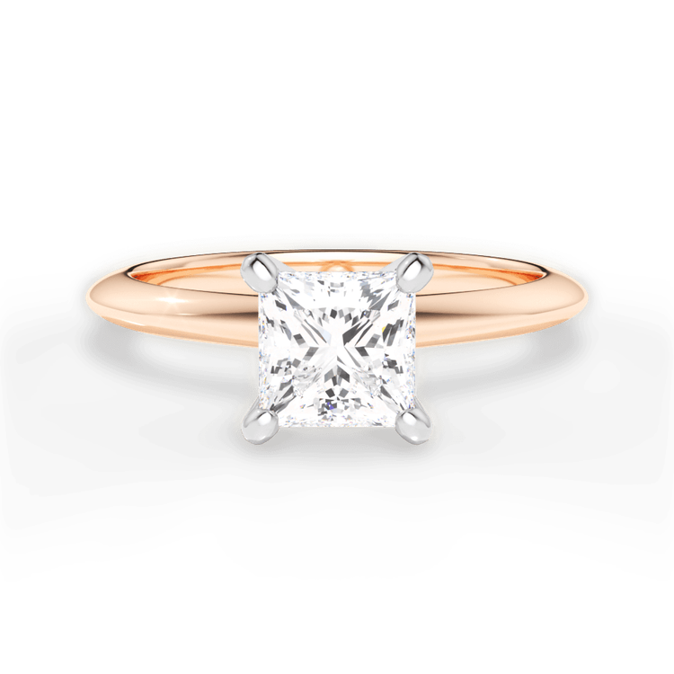 14kt Rose Gold/18kt Rose Gold/princess/top sku 1PCZ7286