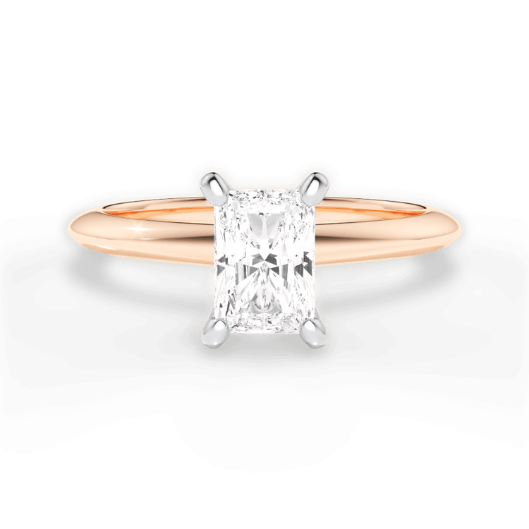 14kt Rose Gold/18kt Rose Gold/radiant/top sku 1RAZ7286