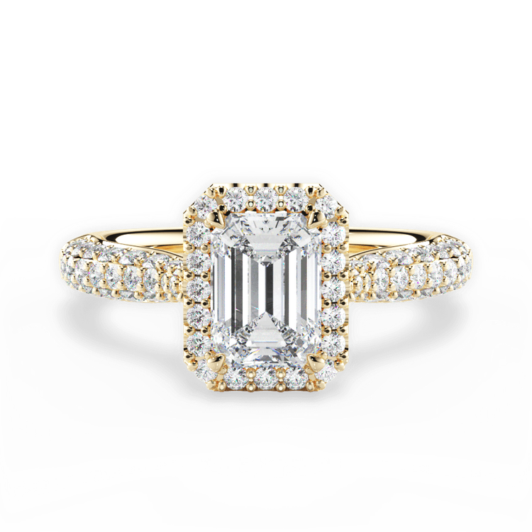 14kt Yellow Gold/18kt Yellow Gold/emerald/top sku 1ECZ1349