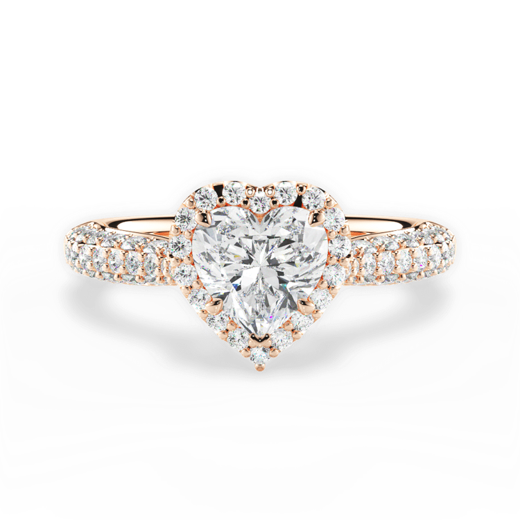 14kt Rose Gold/18kt Rose Gold/heart/top sku 1HZ1349