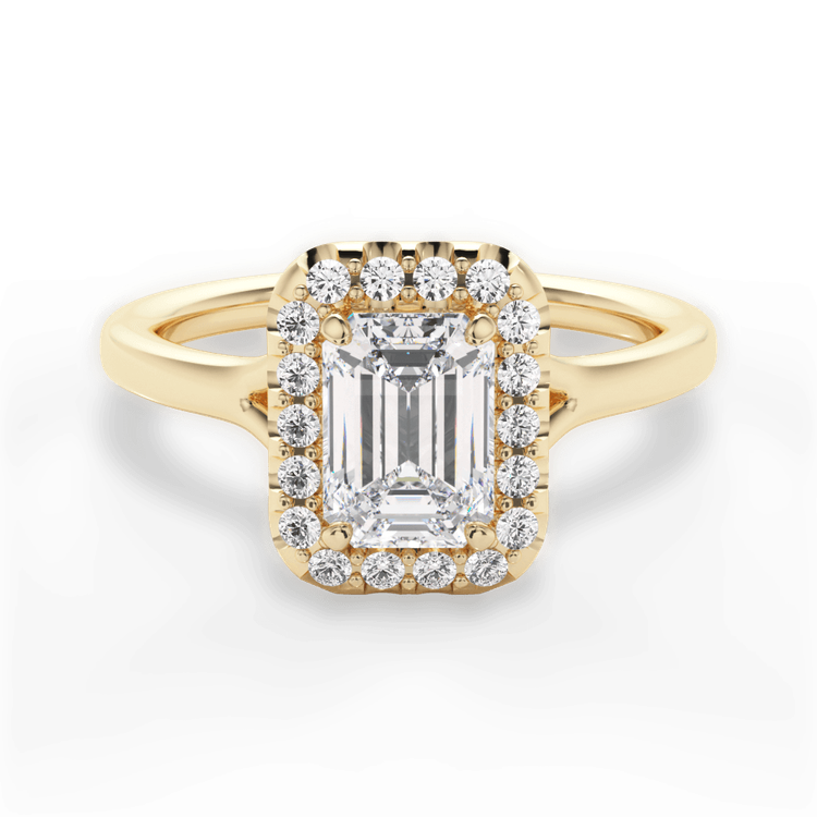 14kt Yellow Gold/18kt Yellow Gold/emerald/top sku 1ECZ1322