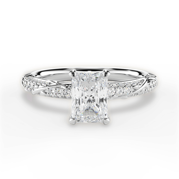 14kt White Gold/18kt White Gold/Platinum/radiant/top sku 1RAZ4739