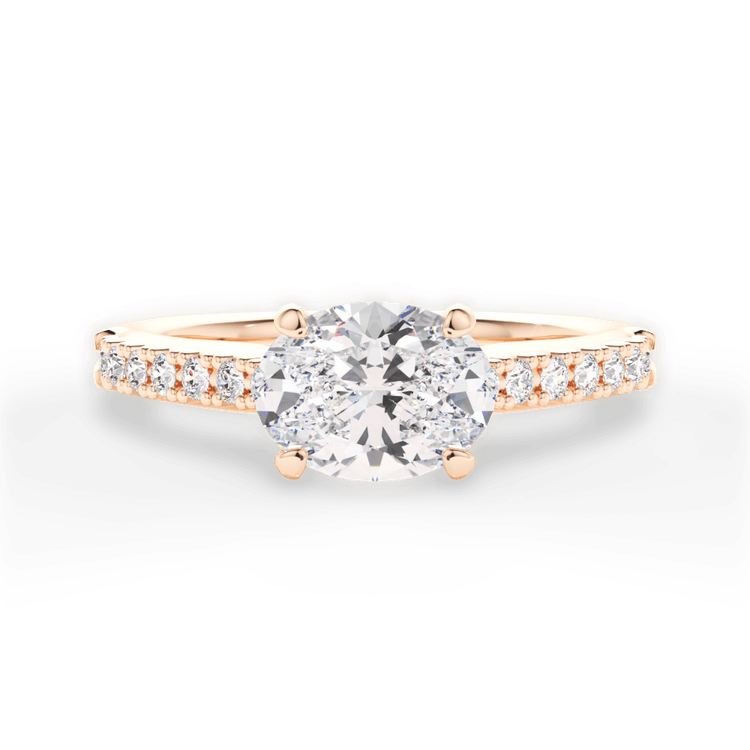 14kt Rose Gold/18kt Rose Gold/oval/top sku 1OZ2496