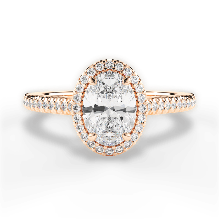 14kt Rose Gold/18kt Rose Gold/oval/top sku 1OZ3702
