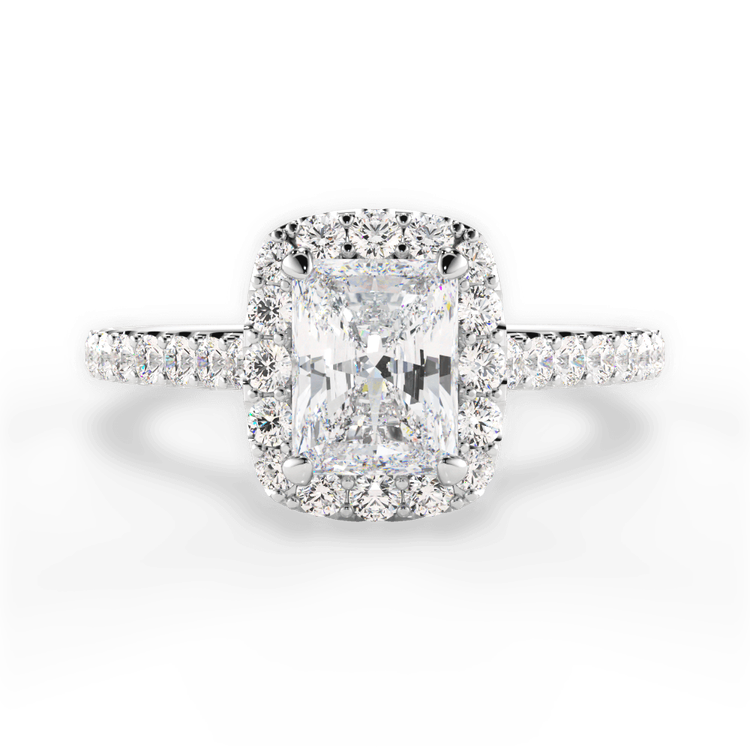 14kt White Gold/18kt White Gold/Platinum/radiant/top sku 1RAZ1321