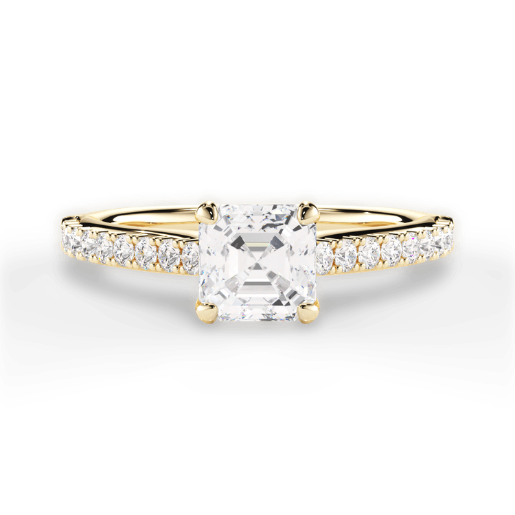 14kt Yellow Gold/18kt Yellow Gold/asscher/top sku 1ASZ2498