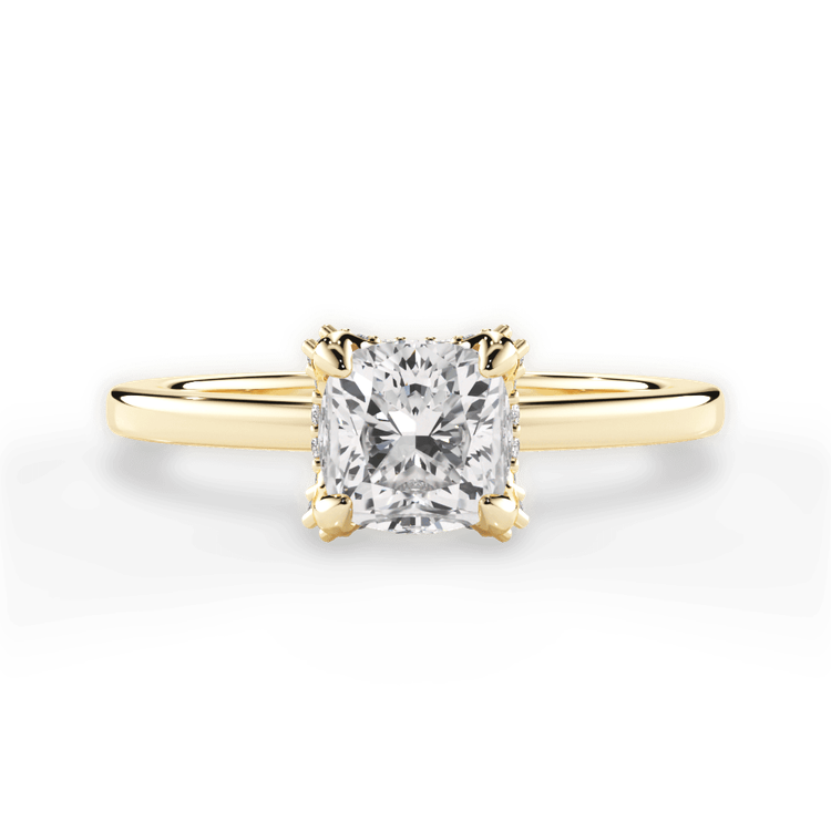 14kt Yellow Gold/18kt Yellow Gold/cushion/top sku 1CUZ4715