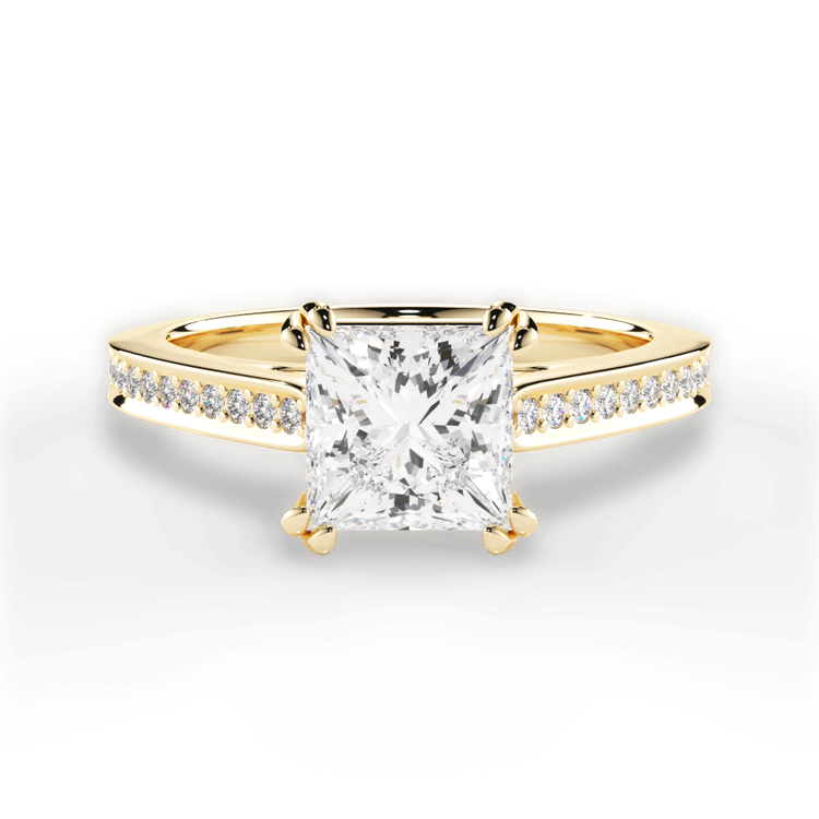 14kt Yellow Gold/18kt Yellow Gold/princess/top sku 1PCZ4752