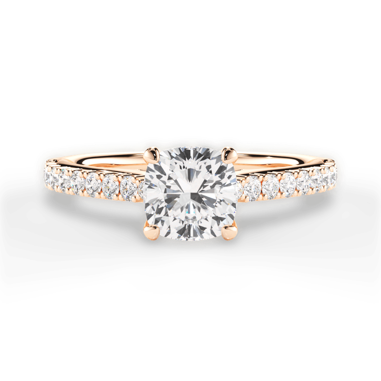 14kt Rose Gold/18kt Rose Gold/cushion/top sku 1CUZ2498