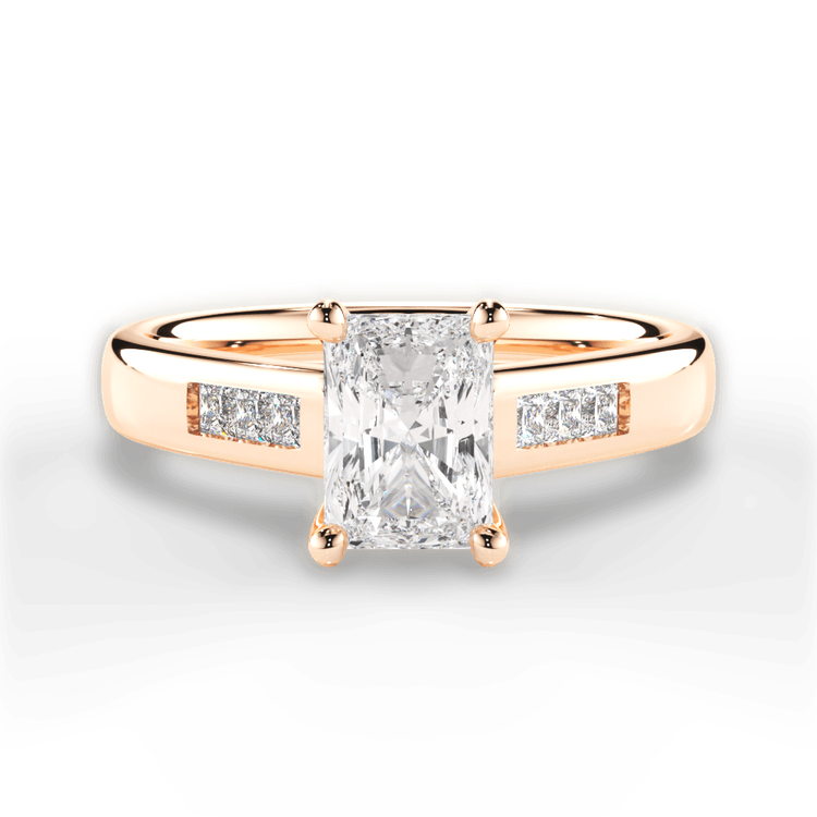 14kt Rose Gold/18kt Rose Gold/radiant/top sku 1RAZ1193