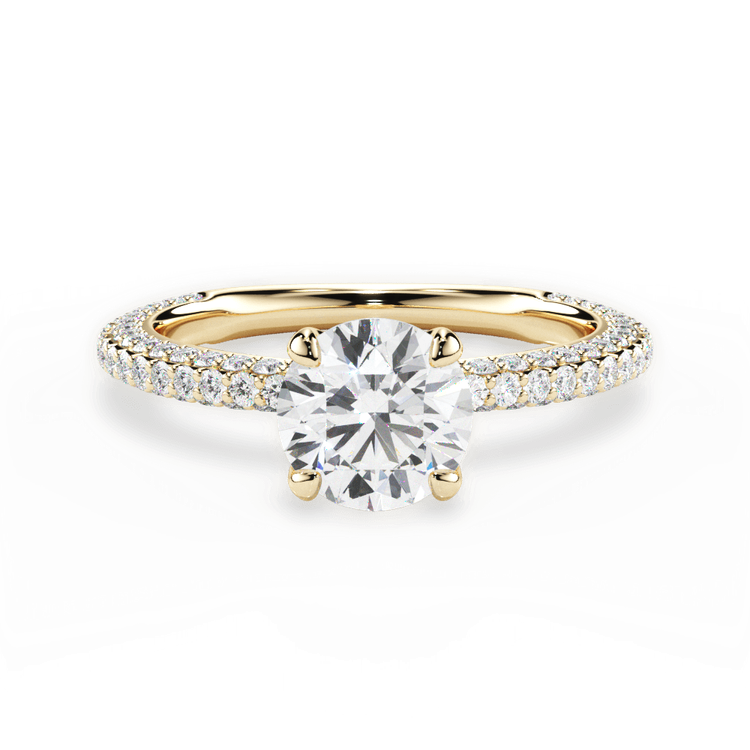 14kt Yellow Gold/18kt Yellow Gold/round/top sku 1RZ1411